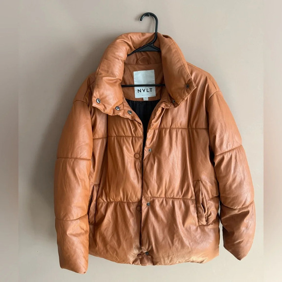 NVLT Vegan Puffer Coat - Picture 2 of 14